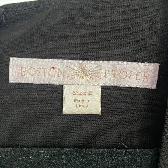 Boston Proper Black Tuxedo Jumpsuit - Picture 8 of 12